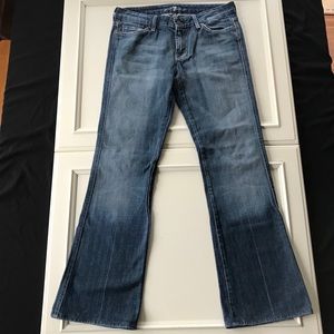 Women’s 7 For All Mankind A pocket boot jeans 28